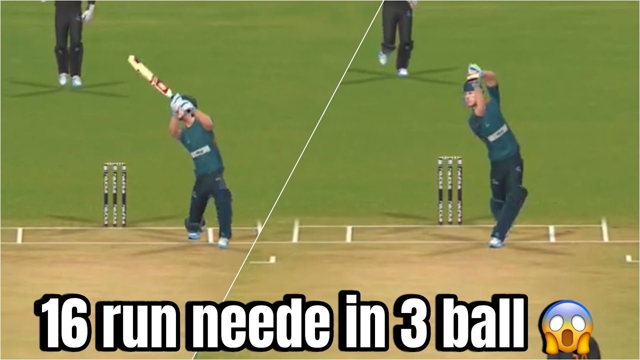 Heart-Stopping Finish in Real Cricket 😨