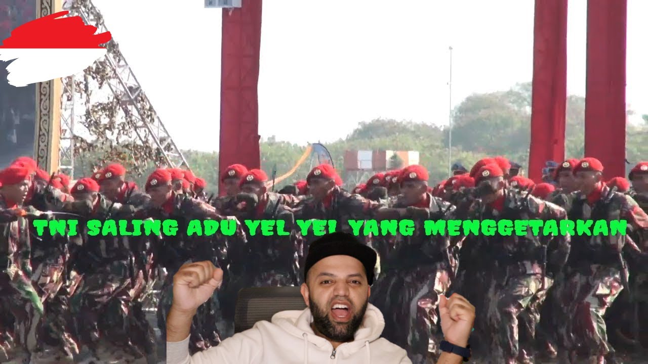 Saling Adu Yel Yel Terbaik TNI Hut TNI 74. Siapa Yang Terbaik...! Reaction | Indonesia Reaction