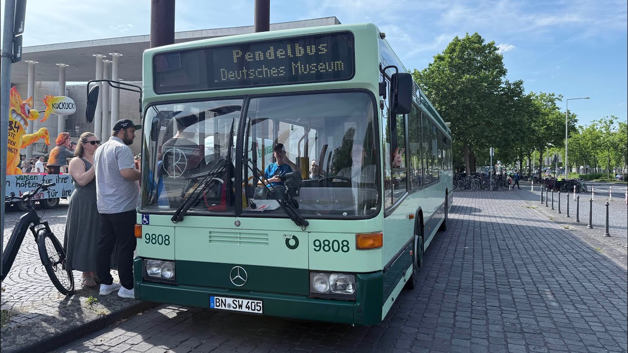 [Mitfahrt] Bus Mercedes-Benz O405N2 der HVSWB Kom 9808