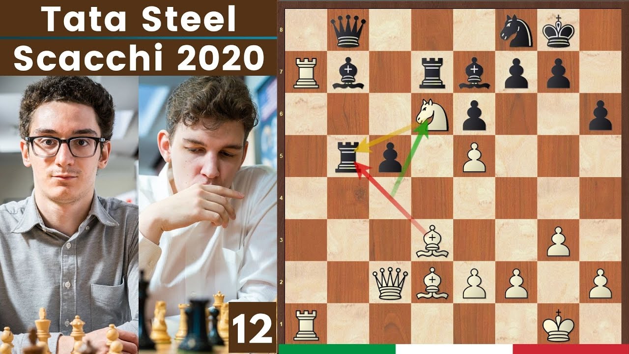 Una Lezione di Tattica! - Caruana vs Duda | Tata Steel Chess 2020