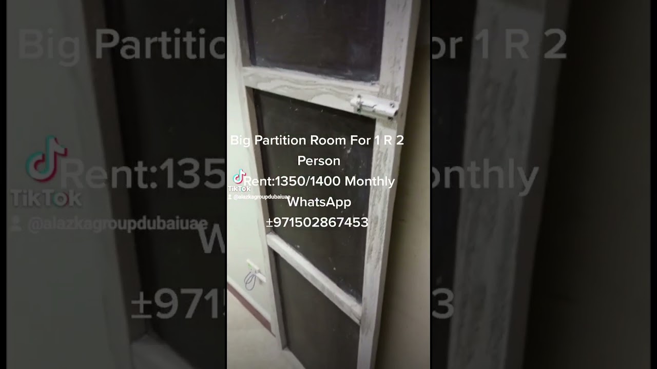 Big Partition Room For Male, Female R Couple Rent 100 To 1400 AED In Al Muteena Deira Dubai