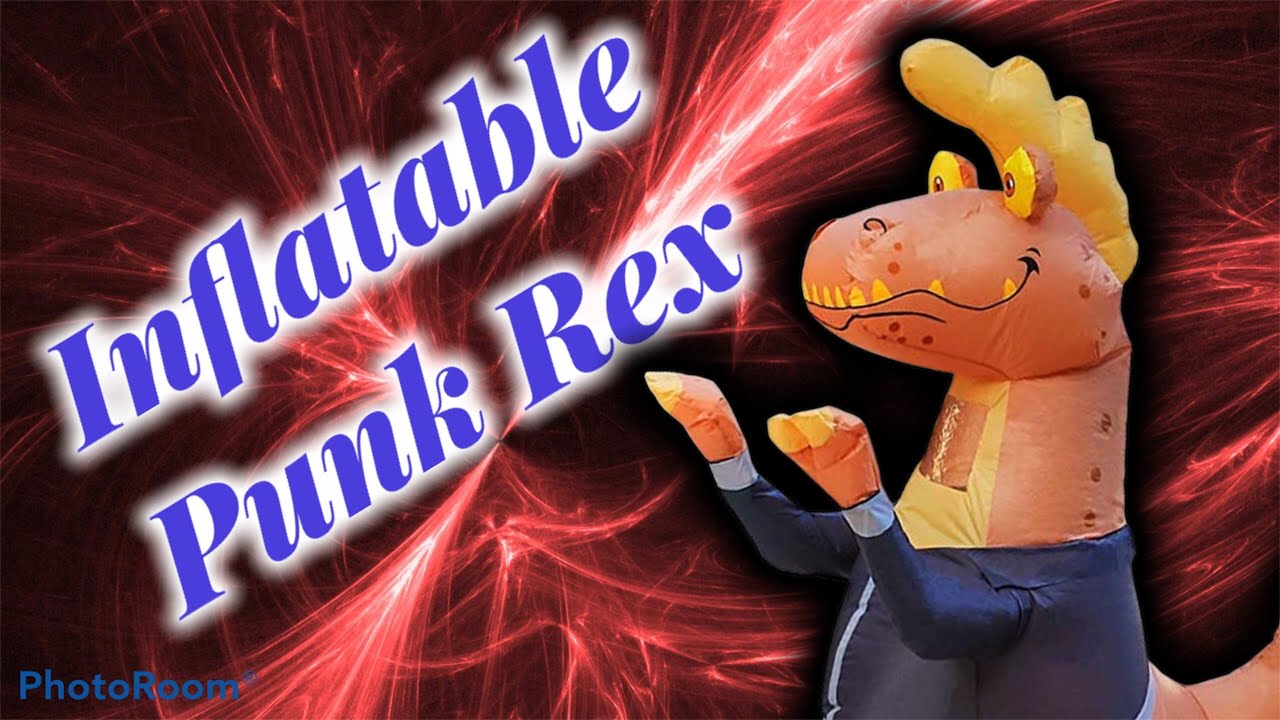 Punk Rex Inflatable Costume
