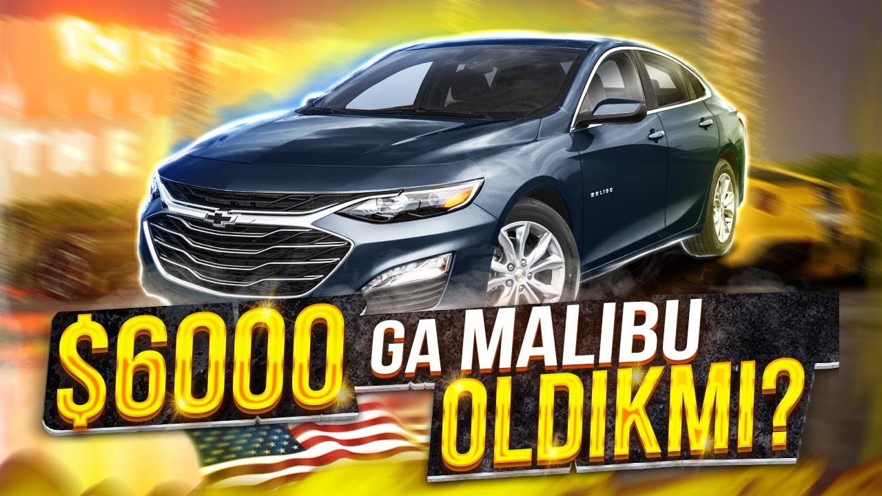 Amerikada arzon Mashina Sotib olish | Malibu 2 ni   6000 $ olmadik