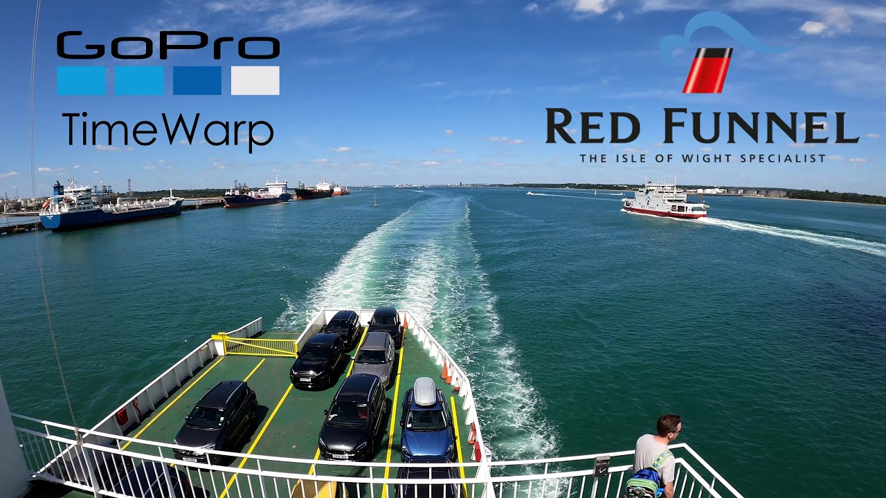 GoPro Time Warp, Red Funnel Ferry to the Isle of Wight 4k