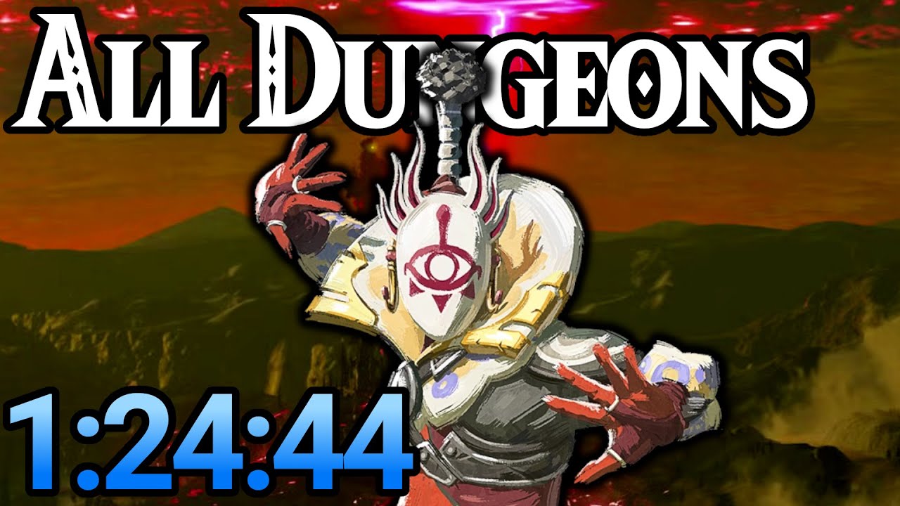 BotW All Dungeons 1:24:44 [WR]