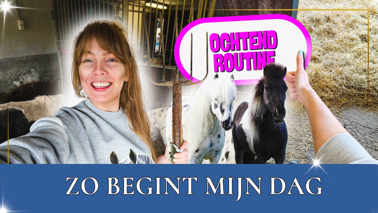 Mijn Ochtendroutine met Pony’s! 🐴 Skittles & Smarties doen weer gek | PaardenpraatTV