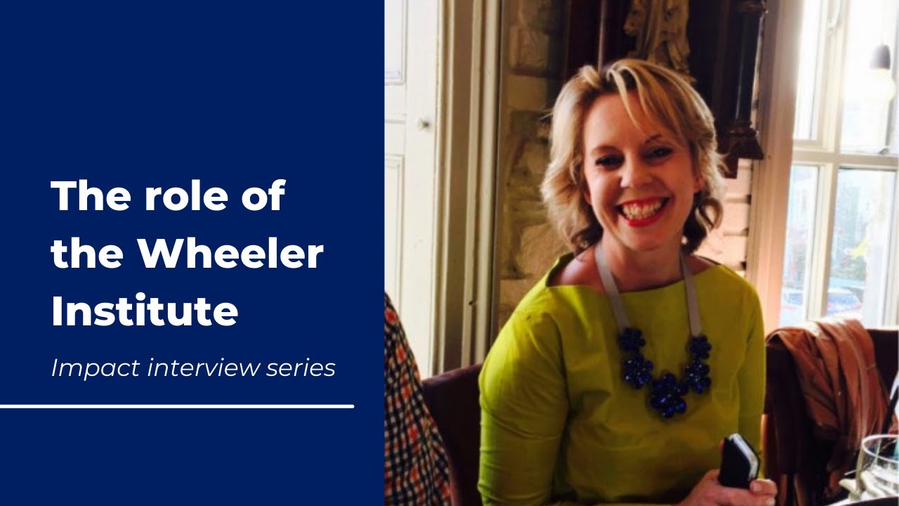 The role of the Wheeler Institute - Aisling Quirke