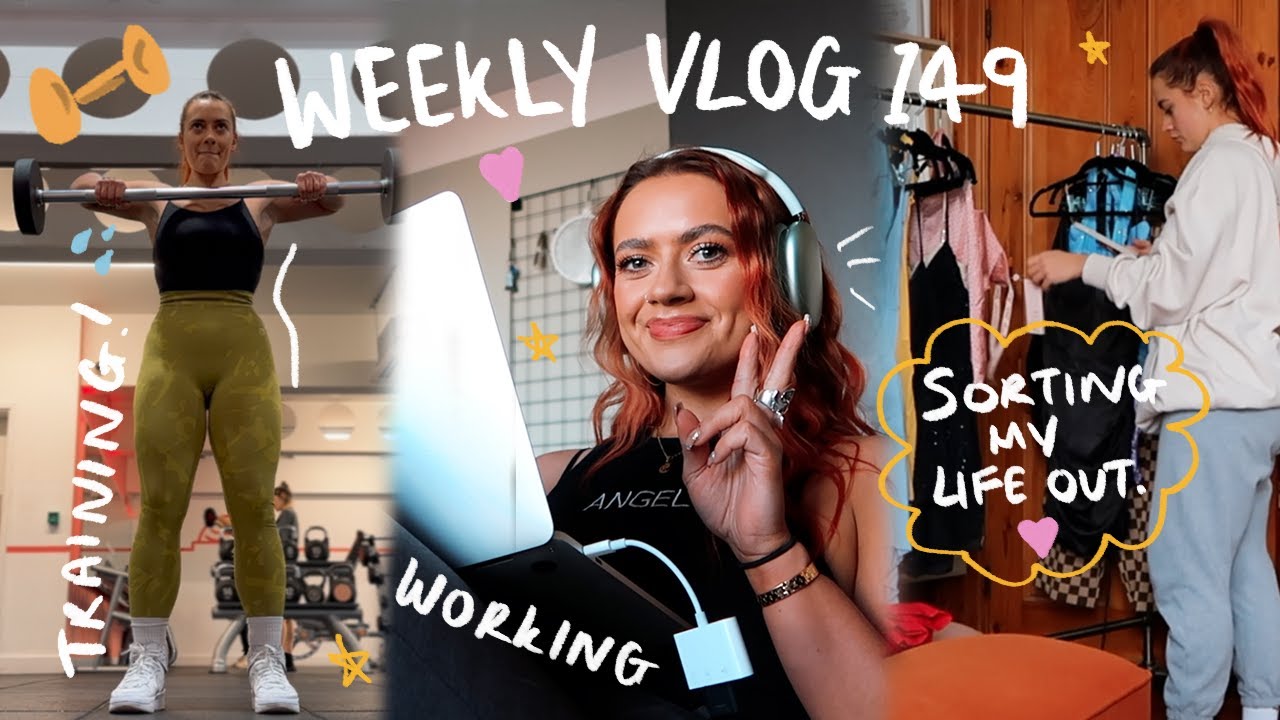 WEEKLY VLOG #149 | FINALLY GETTING MY LIFE TOGETHER! WORK, GYM & DECLUTTERING! | AD | EmmasRectangle