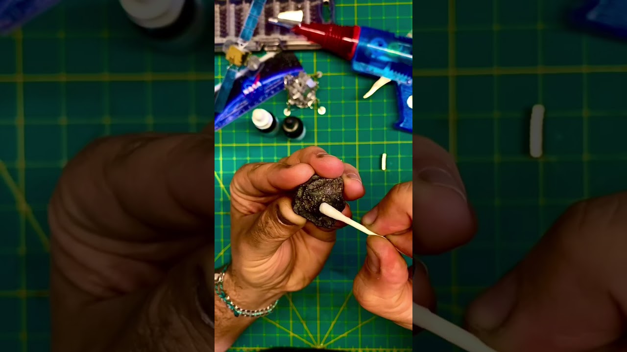 Meteorite Nickel Test #mancaveeffects #meteorite #space