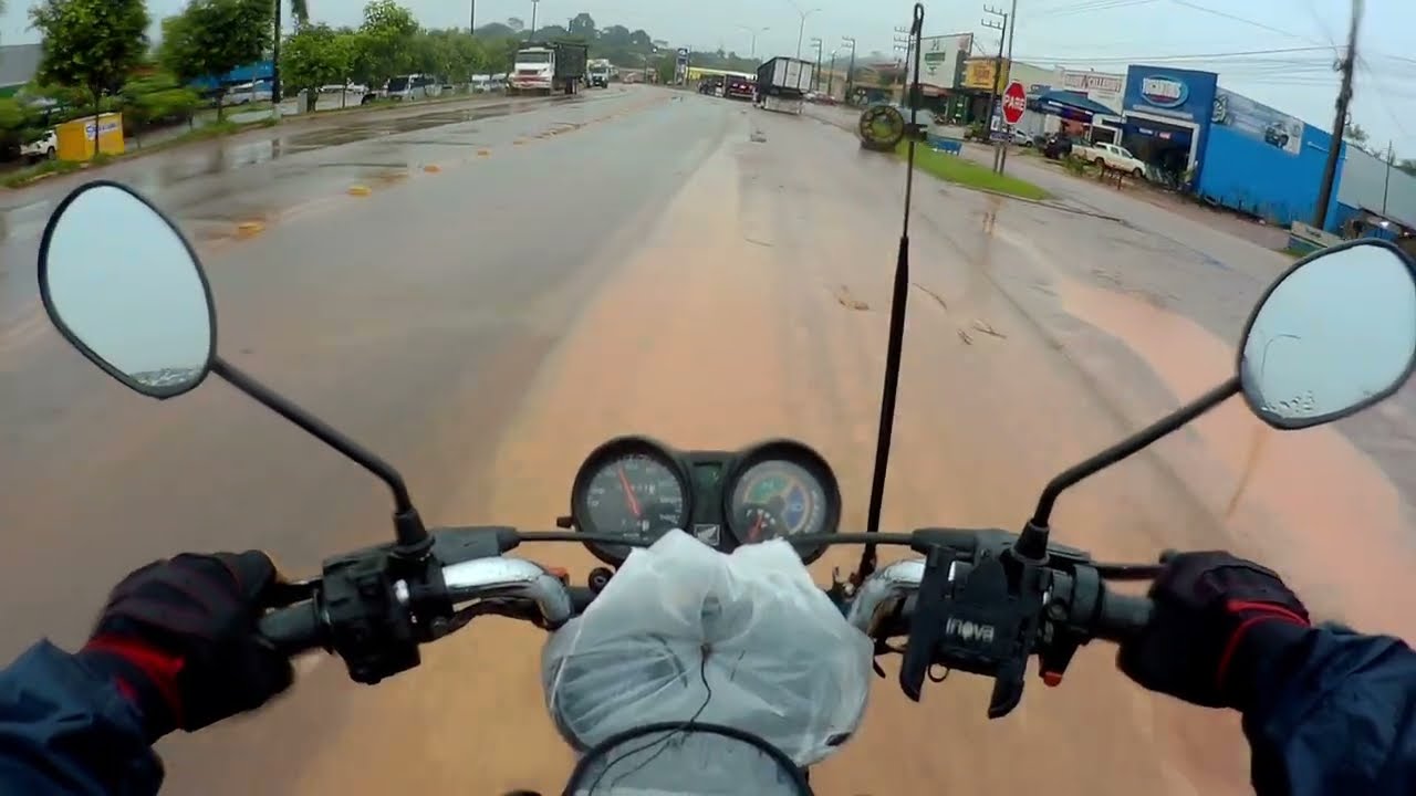 E A CHUVA CHEGOU COM FORÇA. 