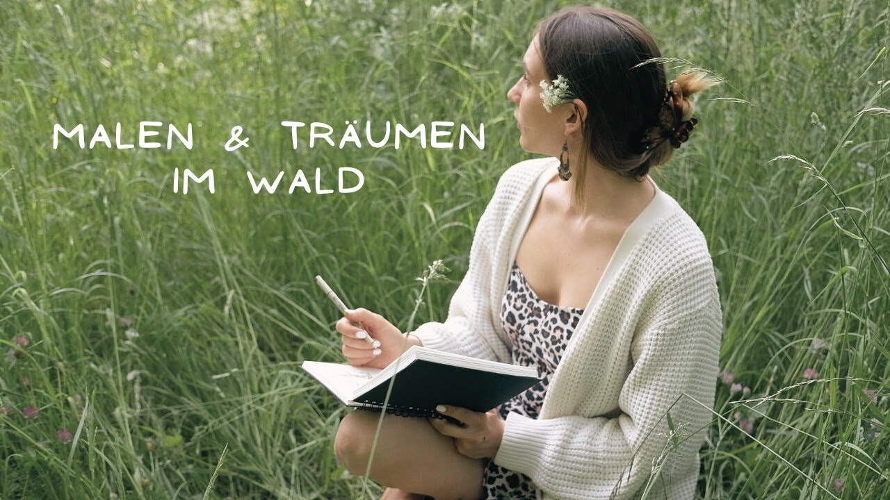 Waldträumen & Waldbaden mit Farben | Vögel malen in der Natur