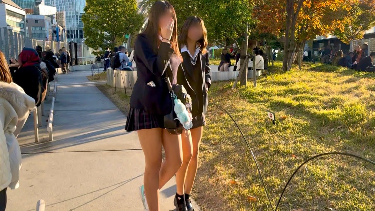 SHIBUYA BEST WALK (Dec 2025) High School Cuties in Park Tokyo Walk