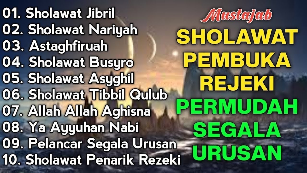 KUMPULAN SHOLAWAT TERBARU 2026 | SHOLAWAT JIBRIL PENARIK REZEKI, BUSYRO | SHOLAWAT TERPOPULER 2026