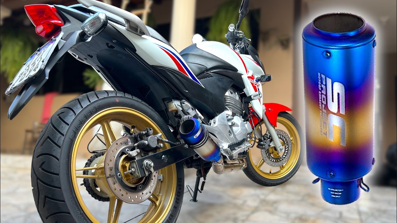 PONTEIRA ESPORTIVA SC PROJECT DO ALIEXPRESS, apresentação e instalação completa na CB 300