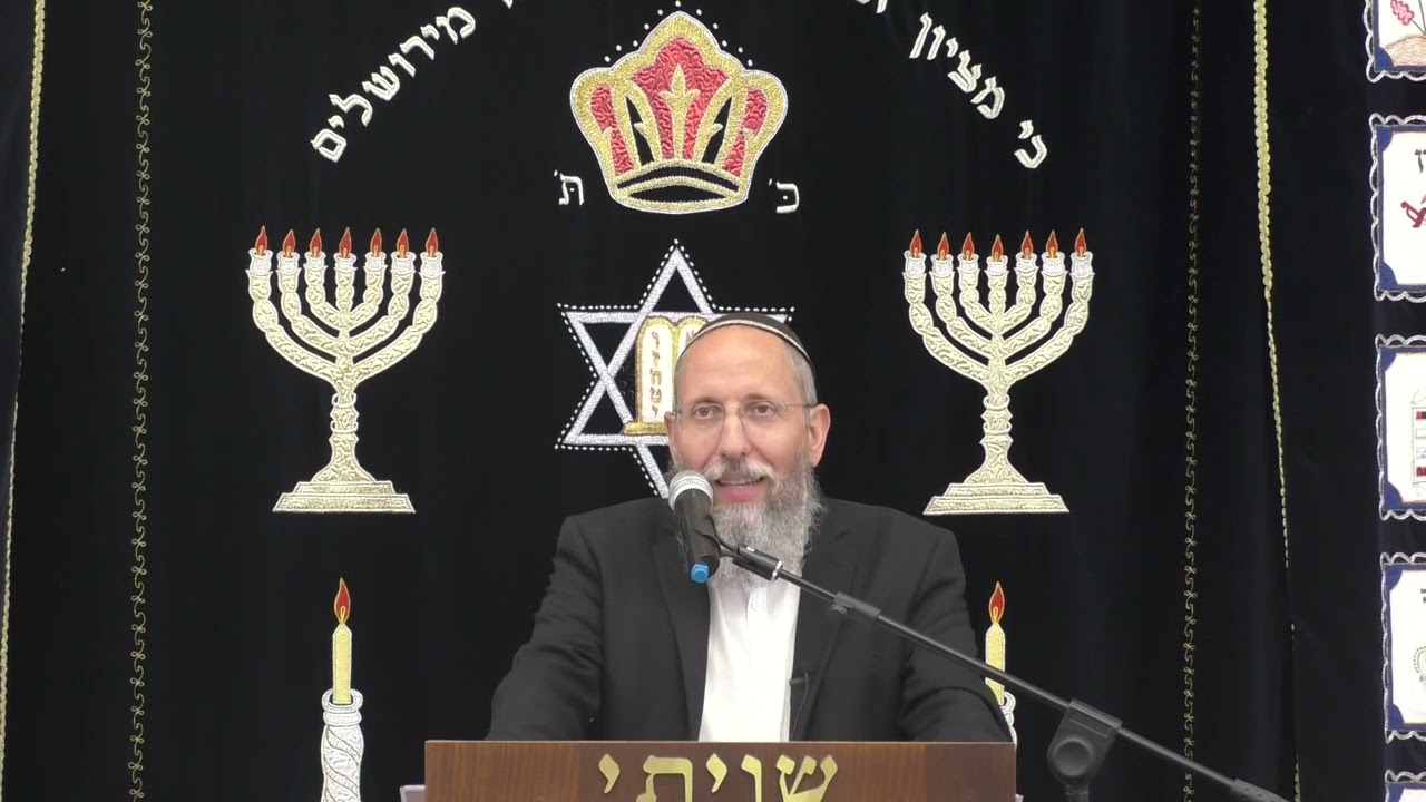 הרב יוסף צבי רימון | דיני מוקצה בשבת