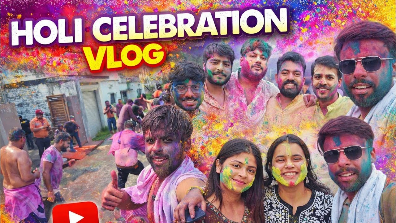 Holi Celebration Vlog ! Ek lafdaa ho gaya 😱