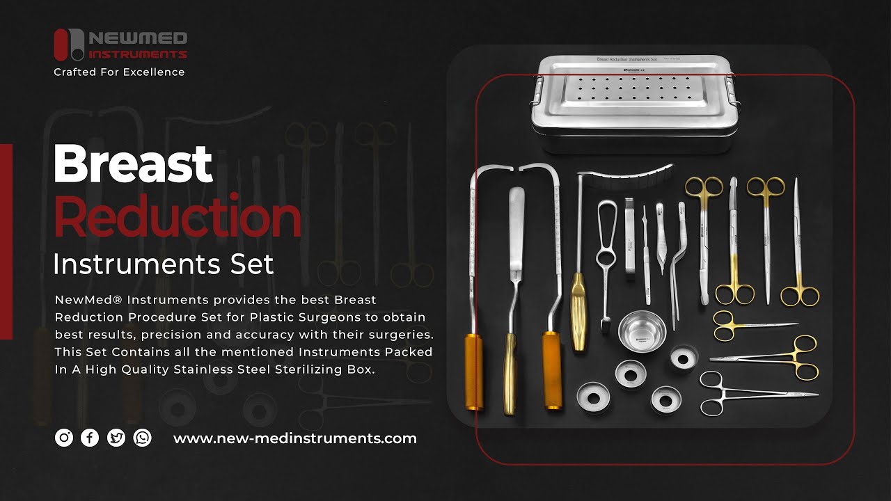 New Med® Breast Reduction Instruments Set – Precision Tools for Perfect Surgical Results”