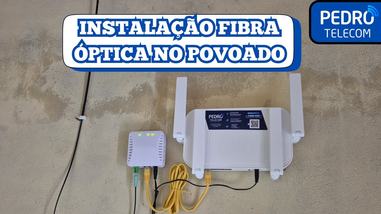 INSTALAÇÃO FIBRA ÓPTICA NO POVOADO TORRÕES