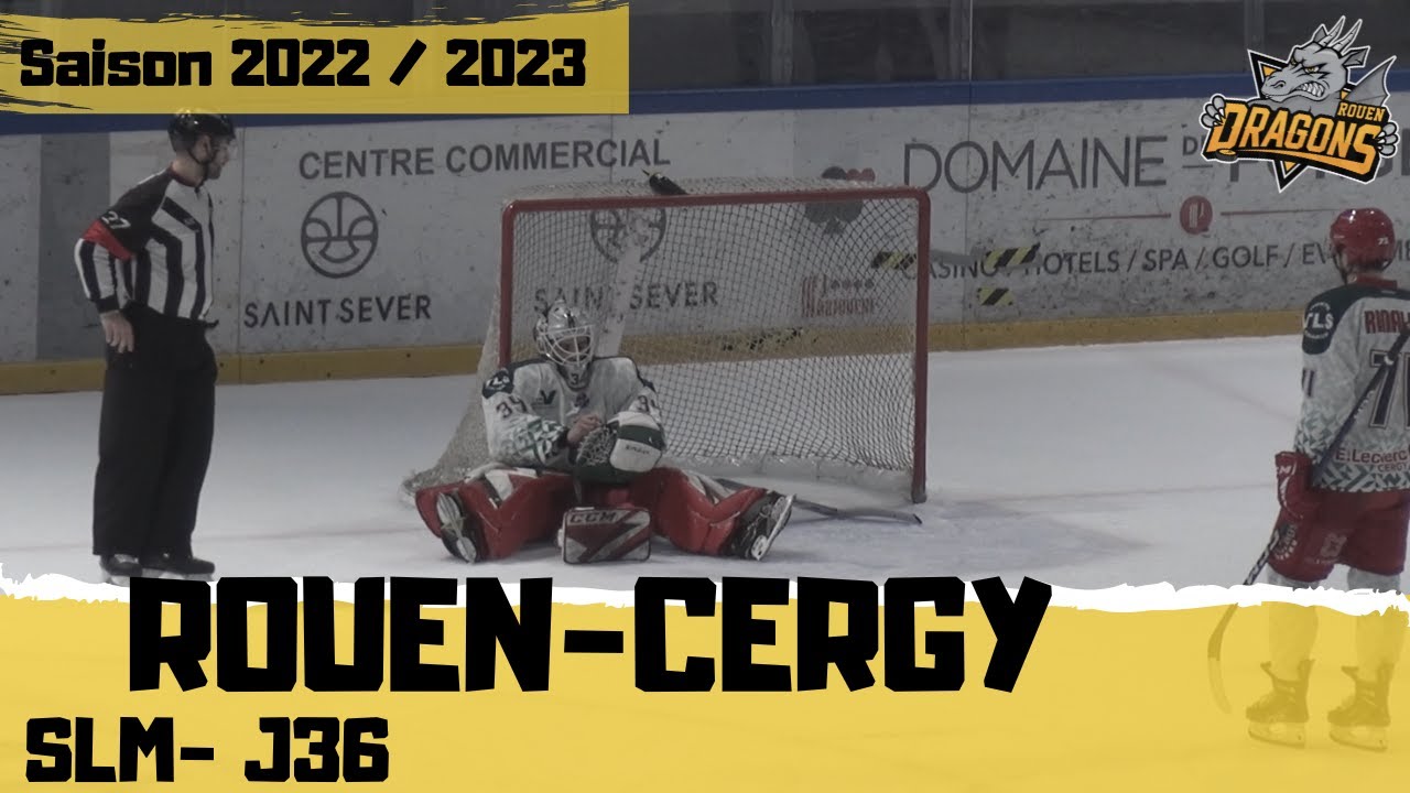 Hockey : Rouen - Cergy Ligue Magnus 2022/2023 J36
