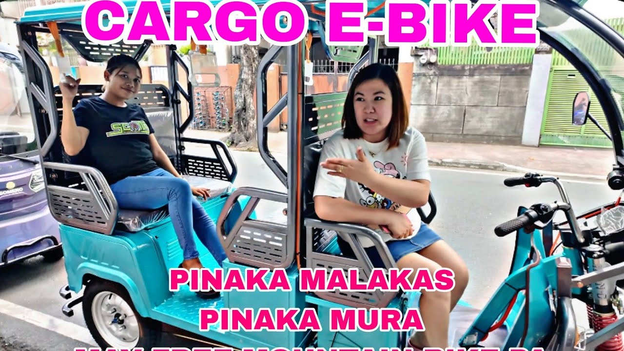 CARGO EBIKE NA PINAKA MURA AT PINAKA MALAKAS SA MURANG HALAGA II FREE MOUNTAIN BIKE PA