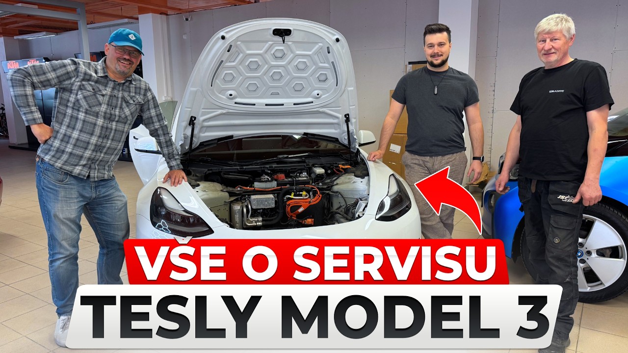 Ojet&aacute; Tesla Model 3: Co v&scaron;e a kdy je potřeba servisovat s TESLADAVE a AAA Auto | BACINA.TV
