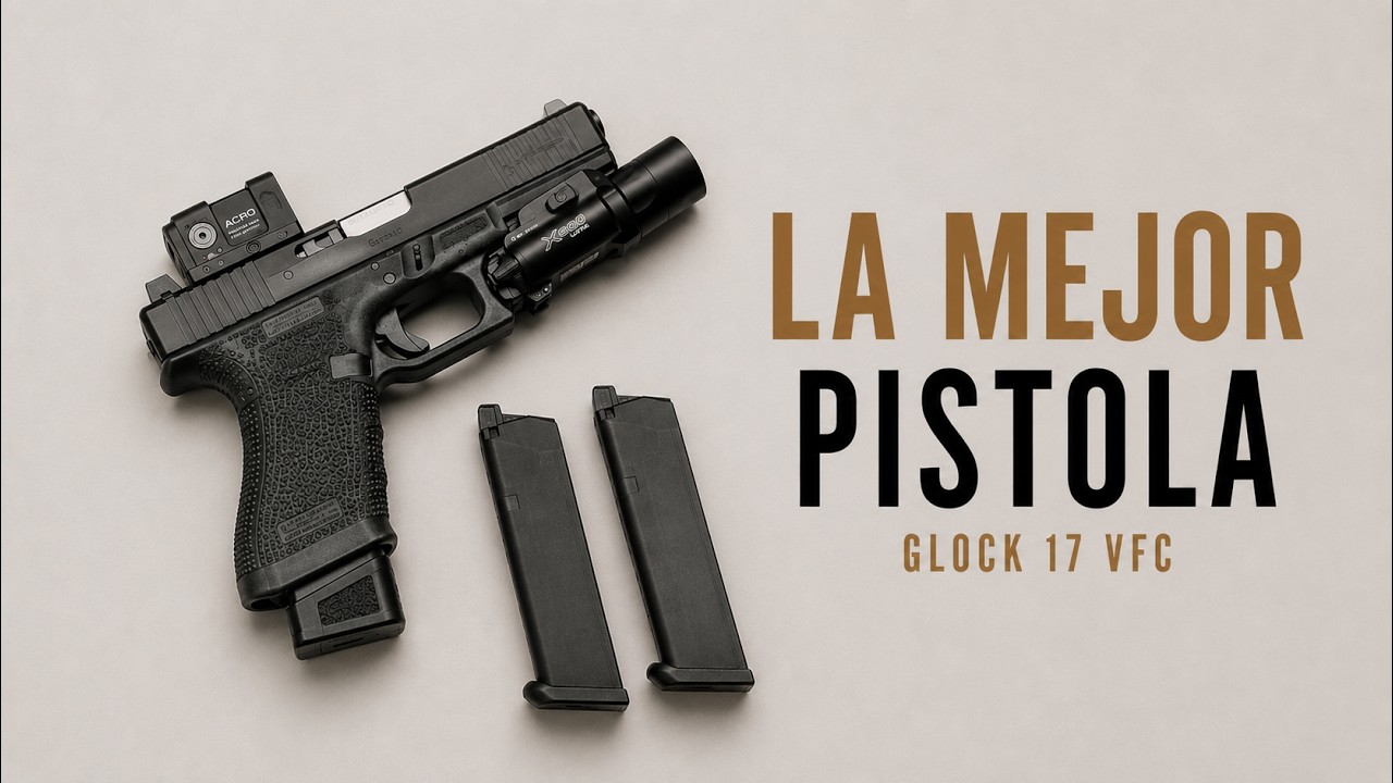 La mejor pistola de airsoft que he probado en mi vida
