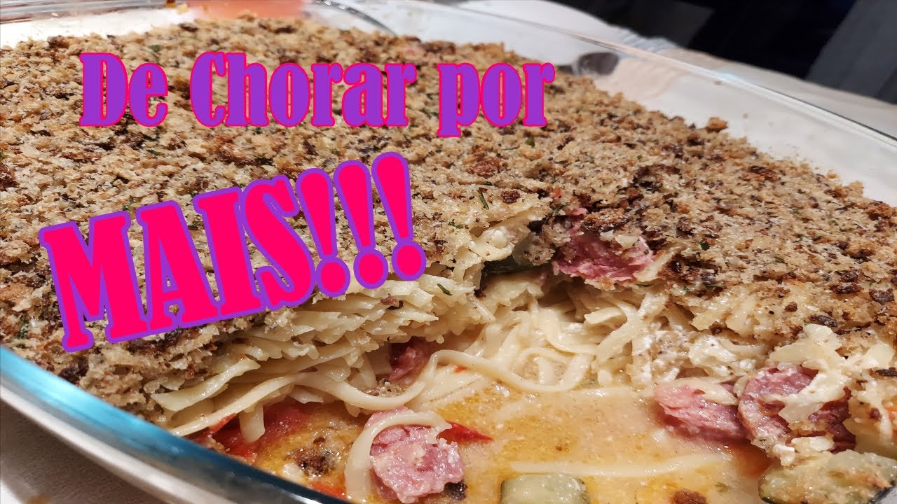 Linguini com salsicha Toscana