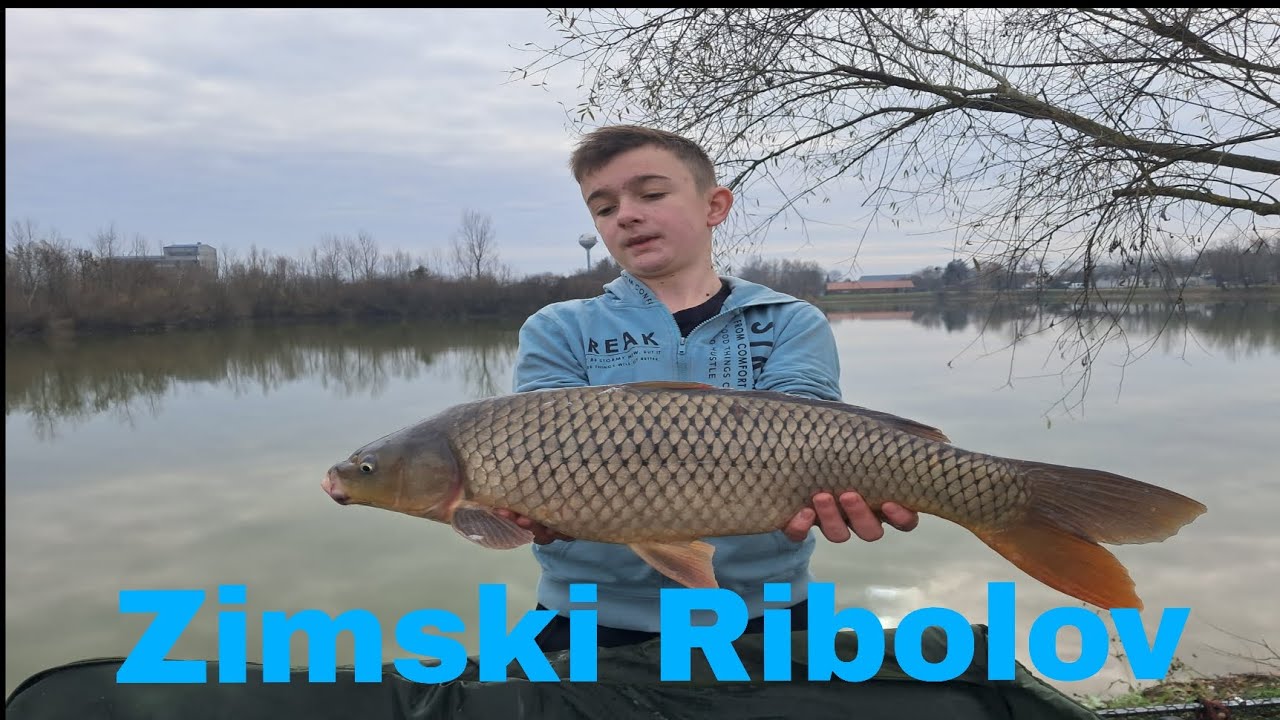 Zimski ribolov- Smrzli se ali ribe nas zagrijale!![ Ciglanska graba Sisak ] 