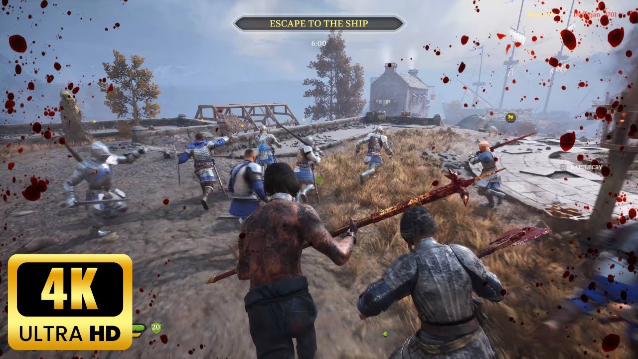 Chivalry 2 - Thorn's Epic Journey in Escape of Falmire | Agatha Hero Gameplay to the Rescuing Ship!