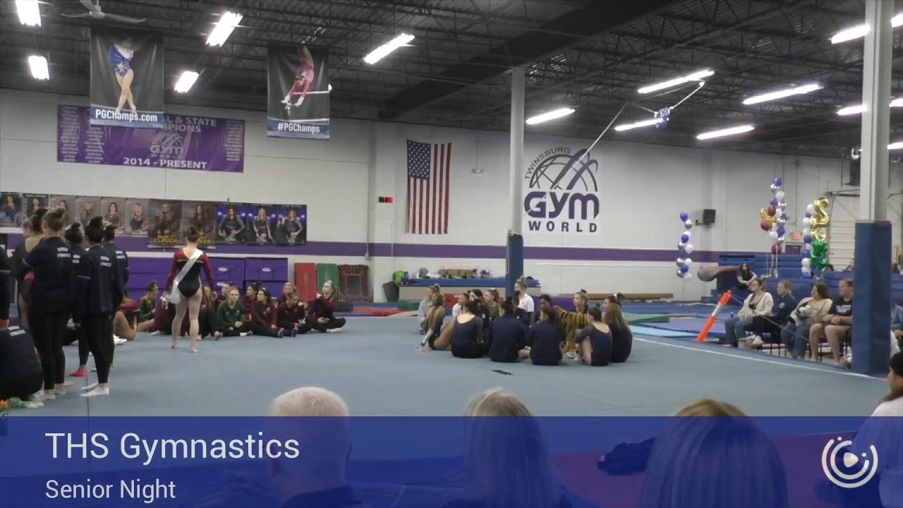 Twinsburg High School Gymnastics Senior Night 1/21/23