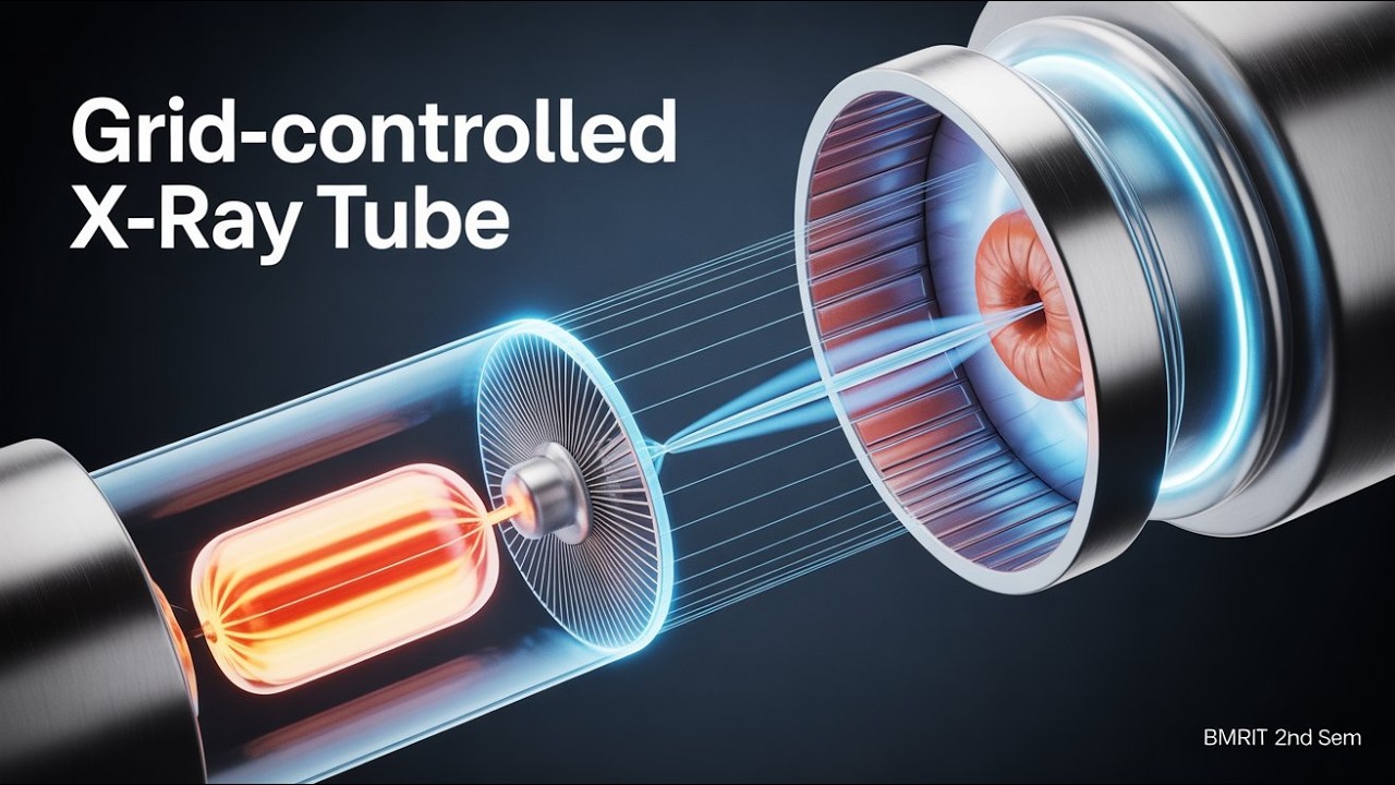 Grid Controlled X-Ray Tube | Conventional Radiography & Equipment | BMRIT 2nd Semester