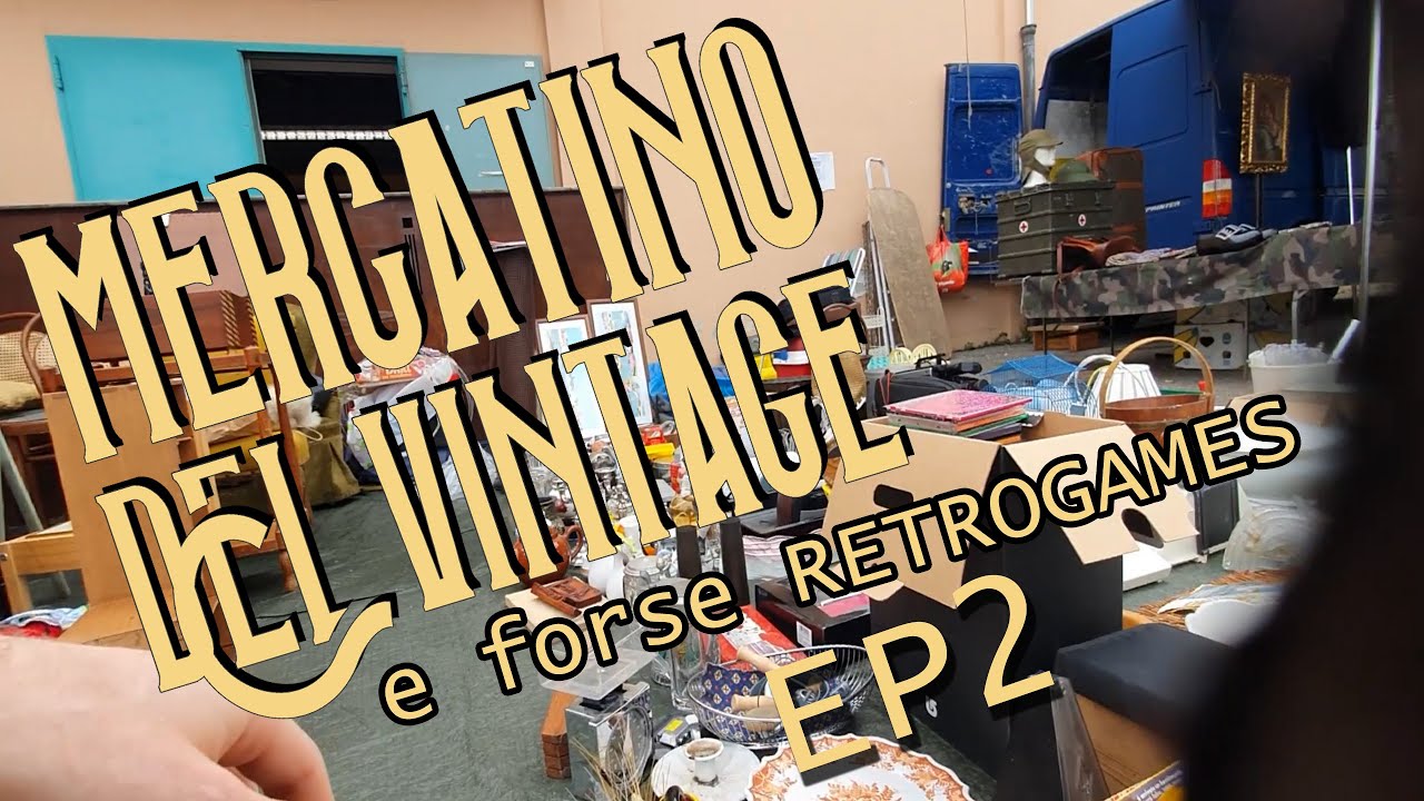Al Mercatino dell'usato, tra cartoline e retrogames, con ManuTheDeath - EP2