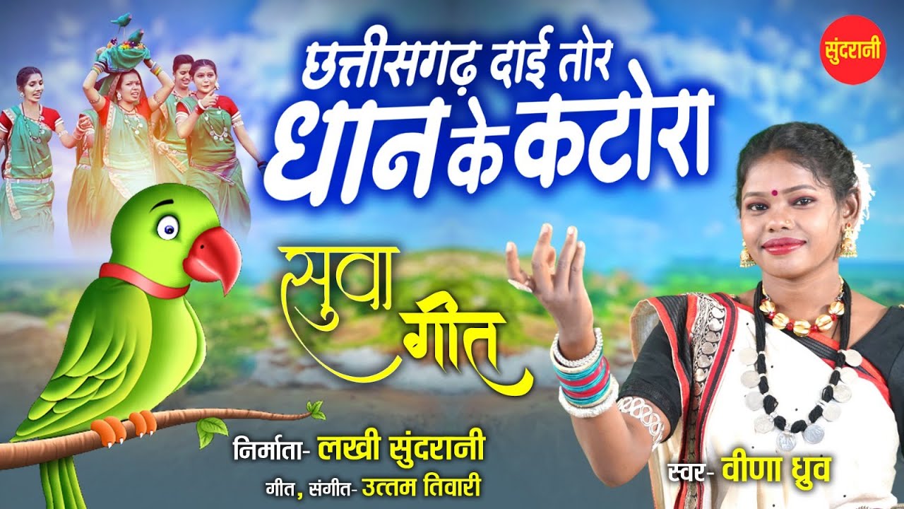 सुवा गीत 2024 | Chhattisgarh Dai Tor Dhan ke Katora - छत्तीसगढ़ दाई तोर धान के कटोरा | Veena Dhruv