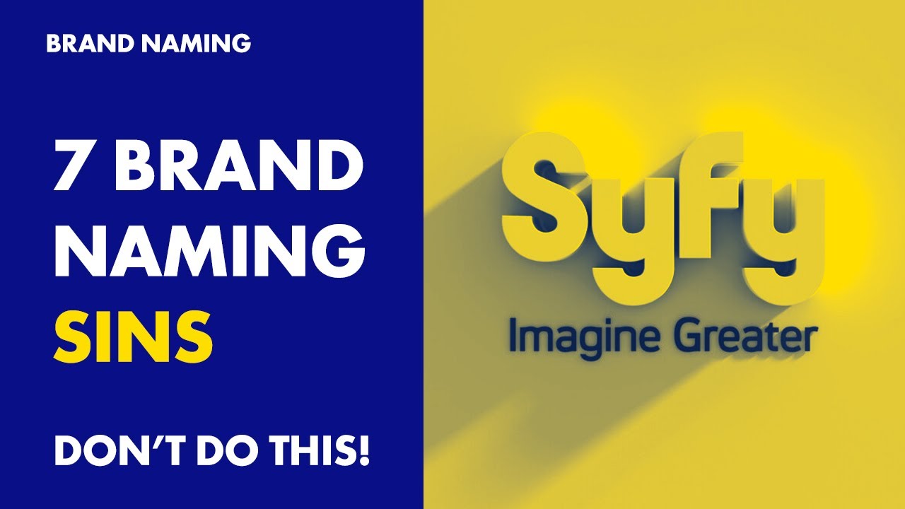 How To Name Your Brand - 7 Brand Naming Sins To AVOID!