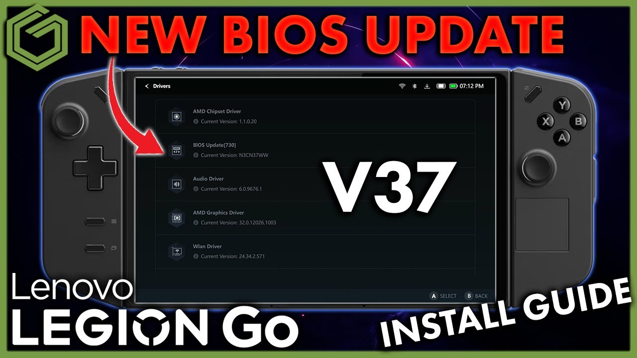 New Legion Go Bios Update v37 out Now!! - Here's How to Install