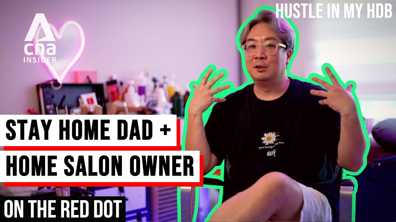 This Korean Dad Runs A Hair Salon In His HDB Flat | On The Red Dot - Hustle In My HDB