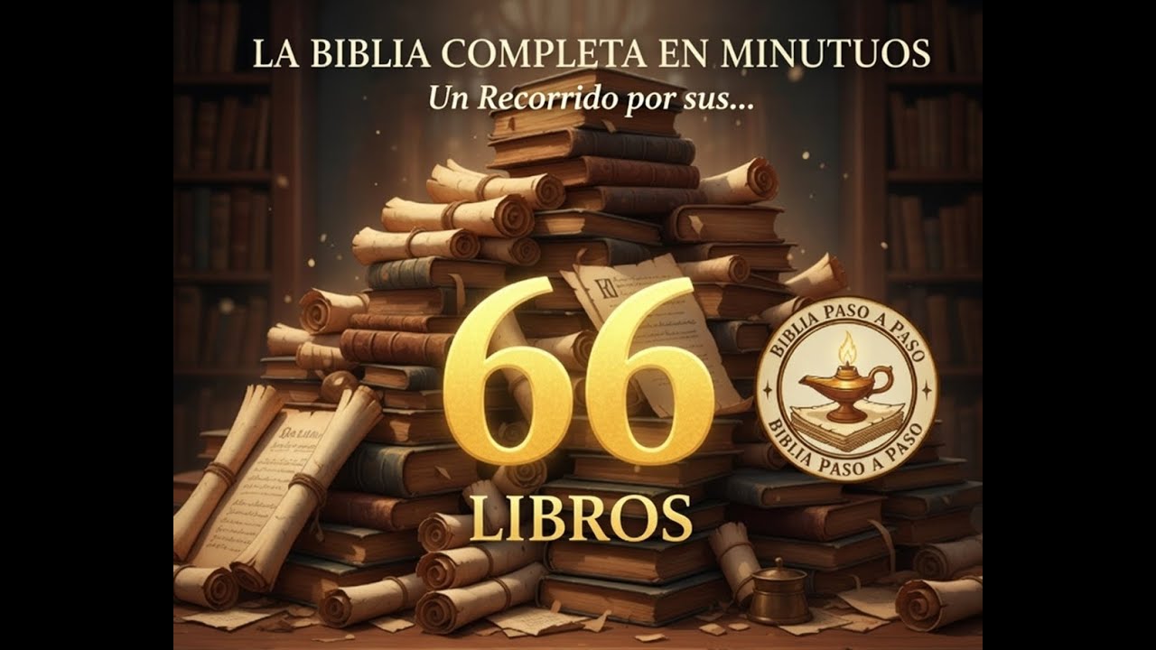 La Biblia Completa en Minutos: Un Recorrido por sus 66 Libros 📖✨