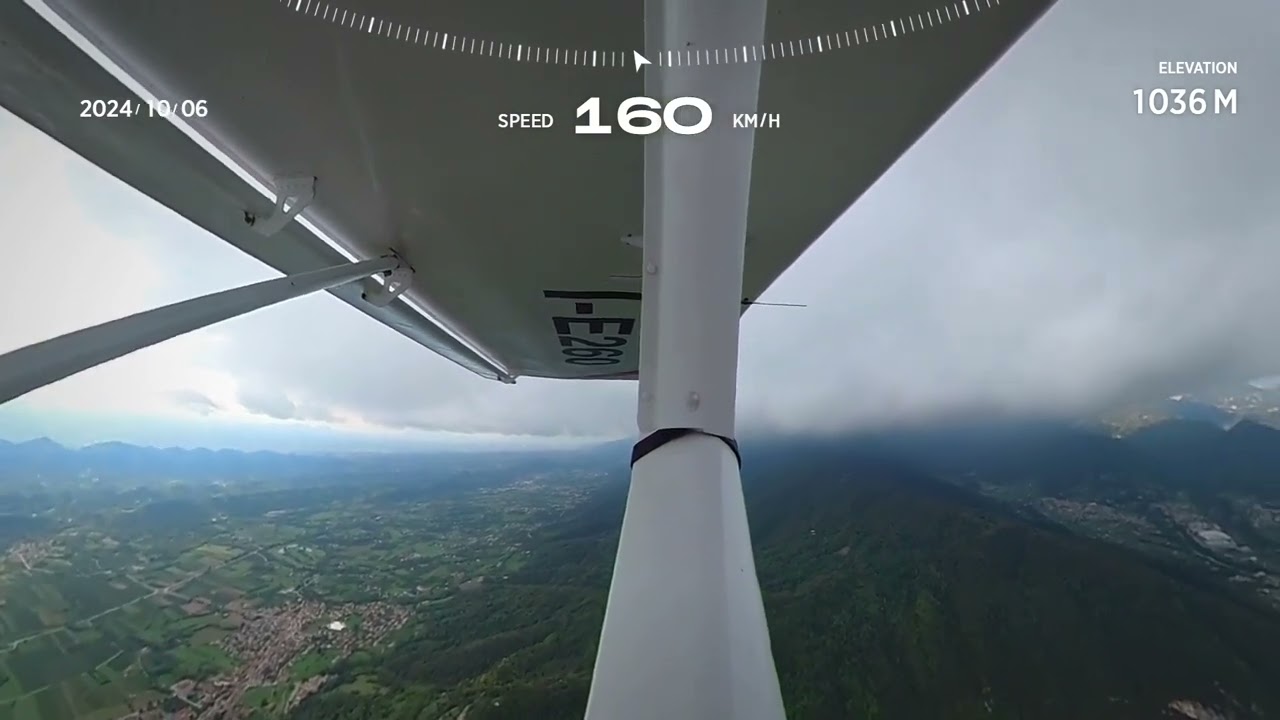Atterraggio a Belluno con ultraleggero Savannah s