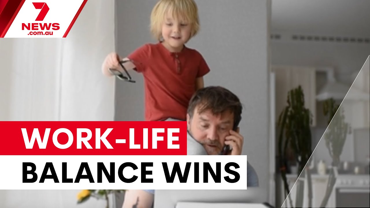 Australians choose work-life balance over higher pay | 7NEWS