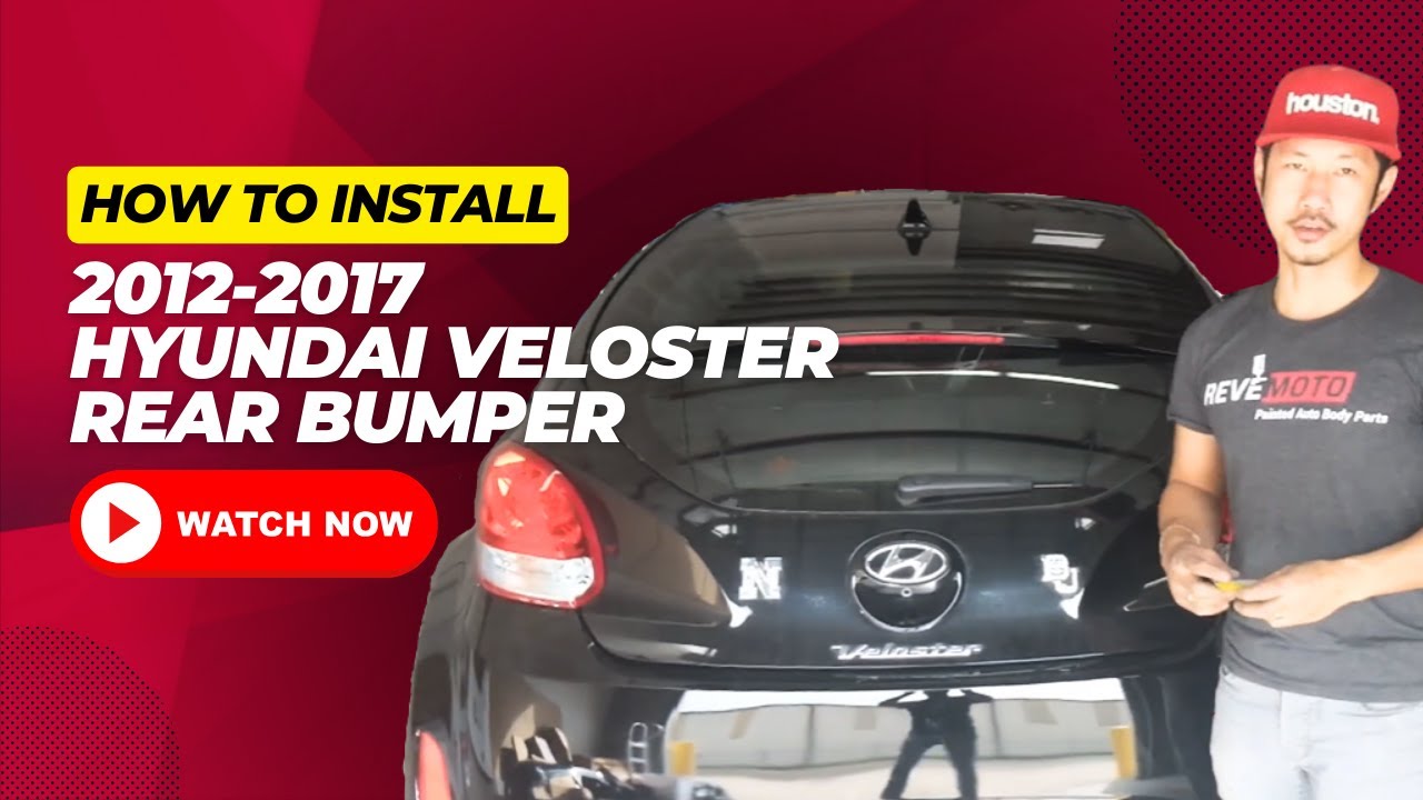 Как установить накладку на задний бампер Hyundai Veloster 2012–2017 годов выпуска, часть 3/3