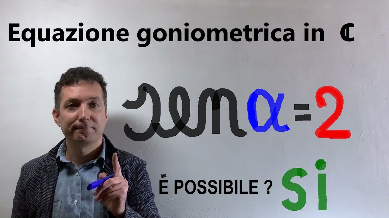 Equazione nel campo dei numeri complessi . Sen Z =2 .Risoluzione passo passo .