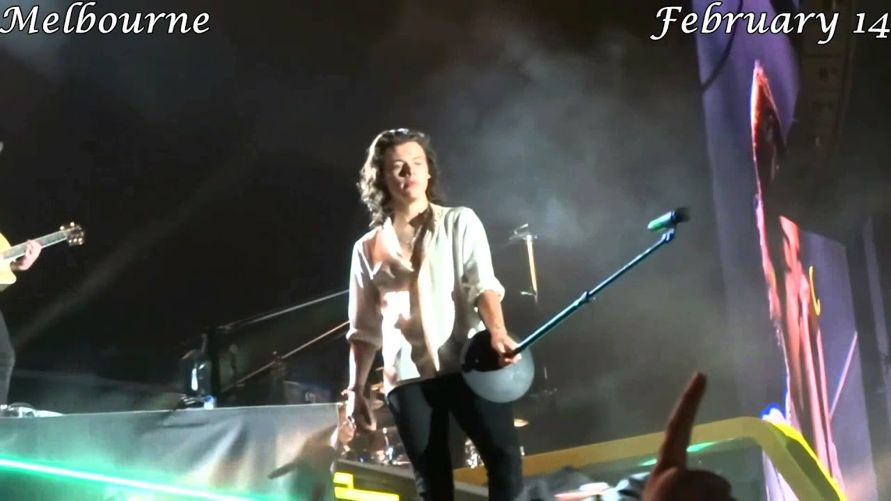 Harry Styles Cute Funny Hot OTRA Moments Australian Leg Part 2
