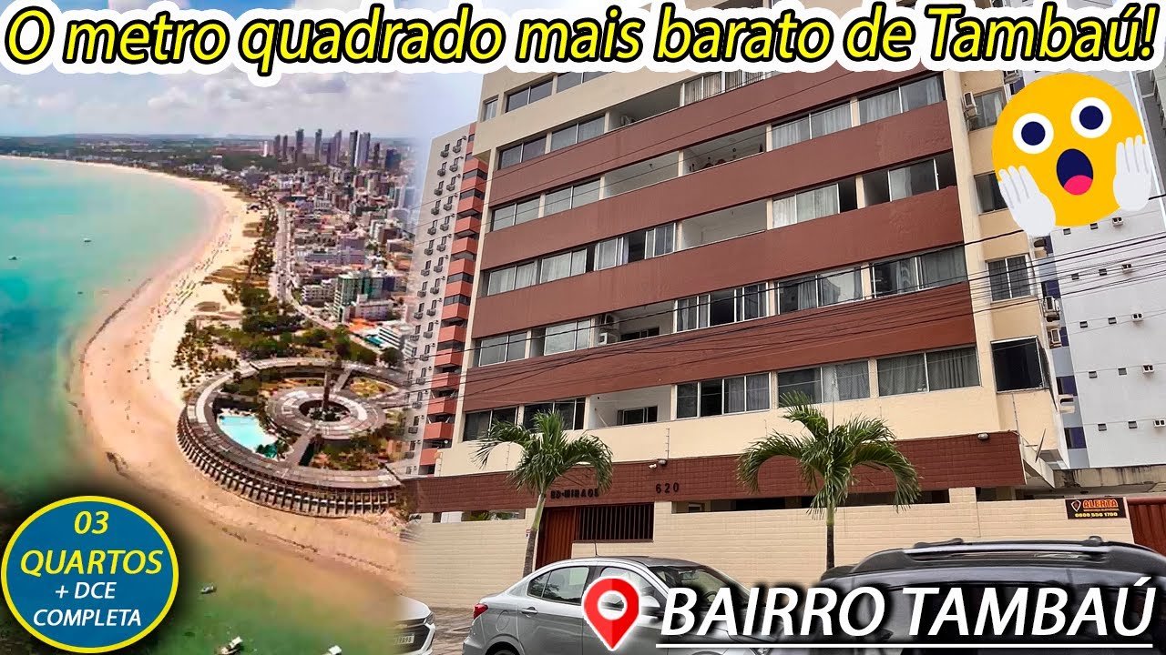 ❌INDISPONÍVEL❌TAMBAÚ - #joãopessoa #paraiba .O metro quadrado mais barato de Tambaú, é aqui!