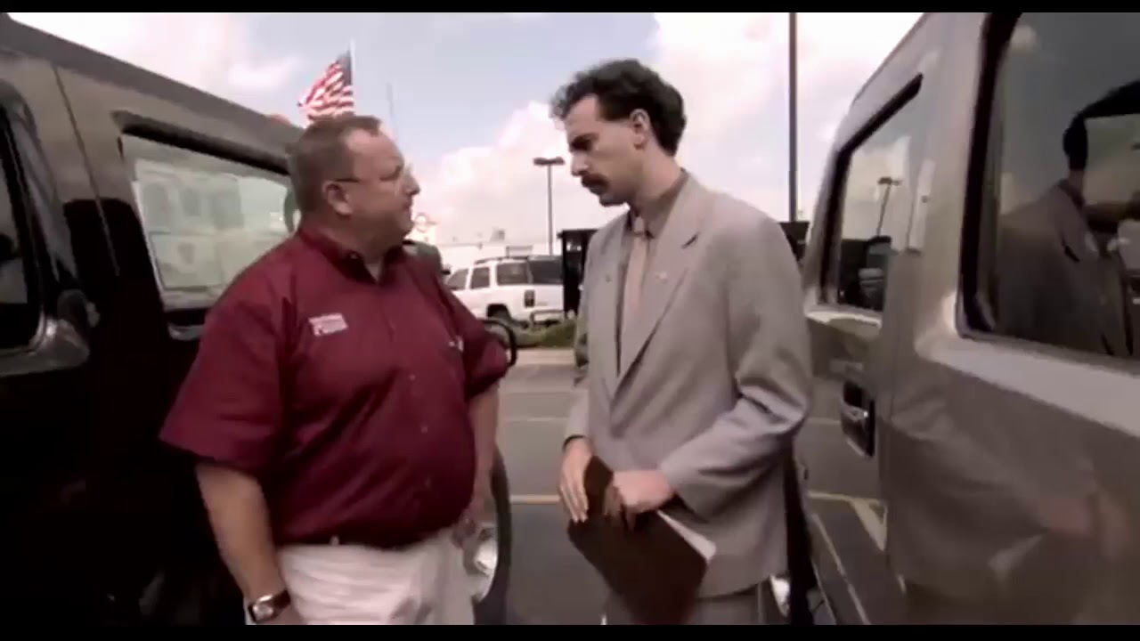 Borat - kupno auta