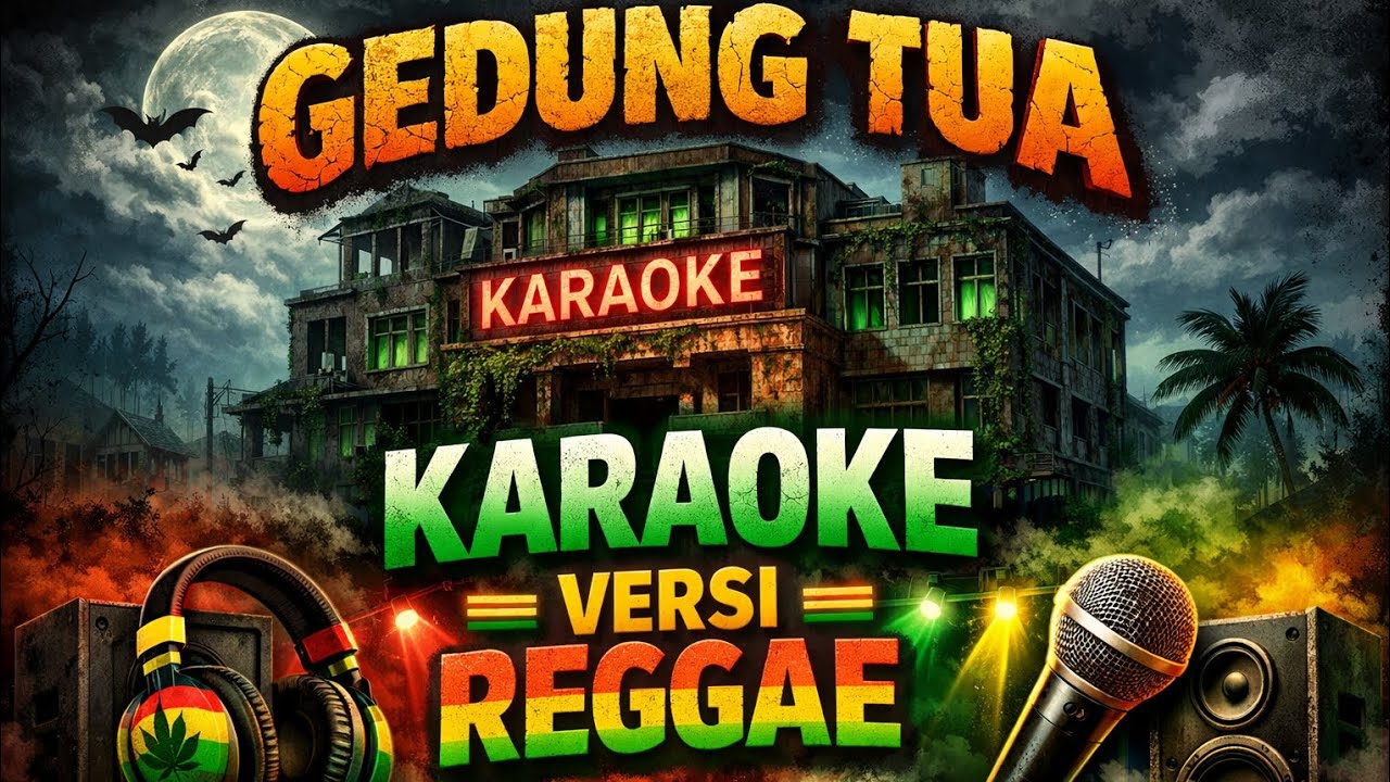 GEDUNG TUA - KARAOKE - VERSI REGGAE - ARIYA COVER 
