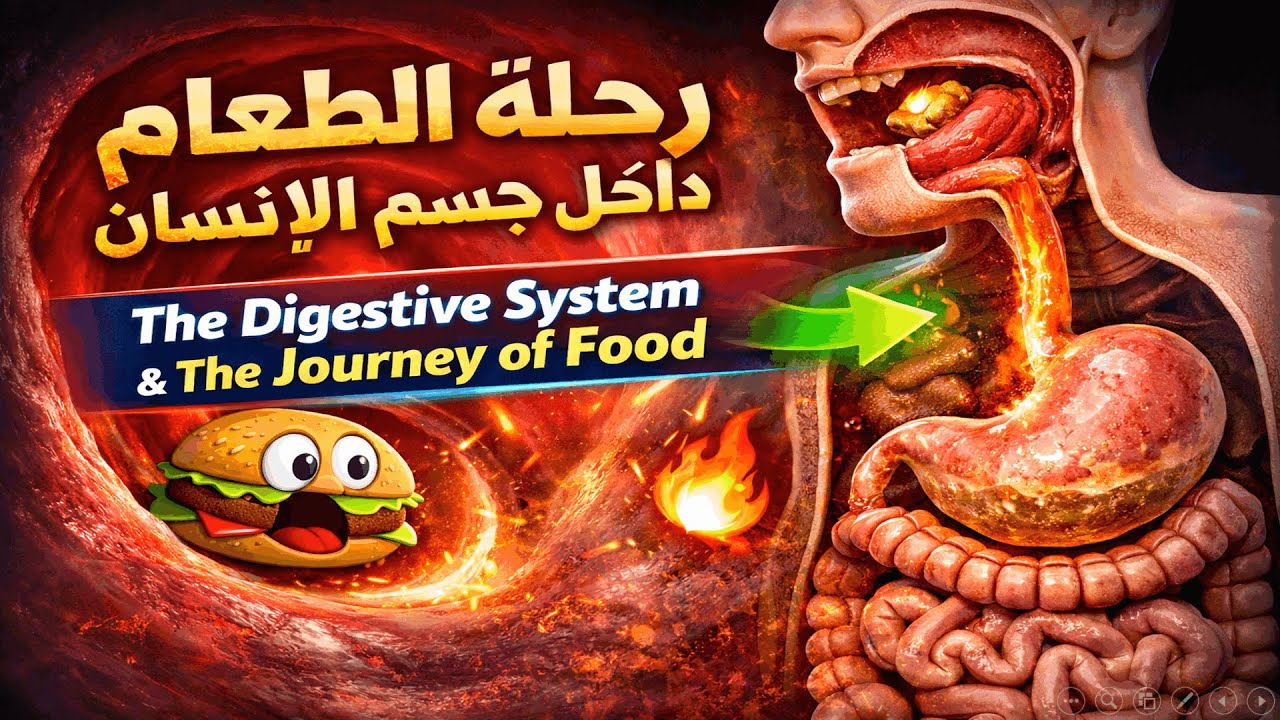 🔥 The Digestive System: The Incredible Journey of Food Inside the Human Body