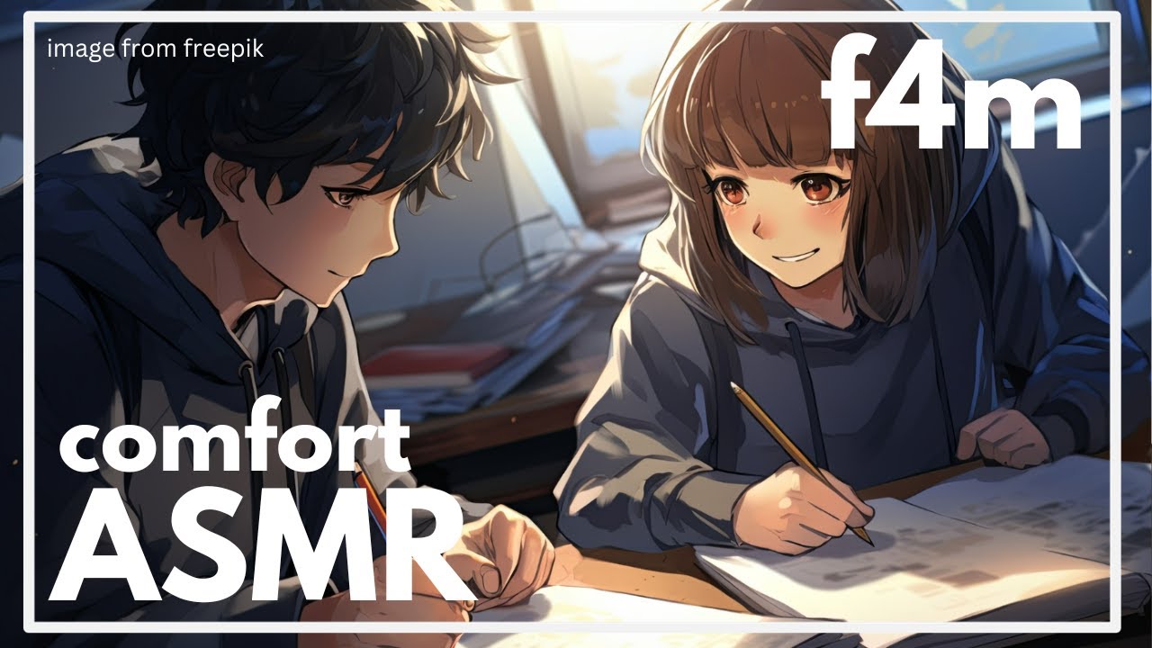 Best Friend Helps You Sleep | F4M | Comfort RP ASMR