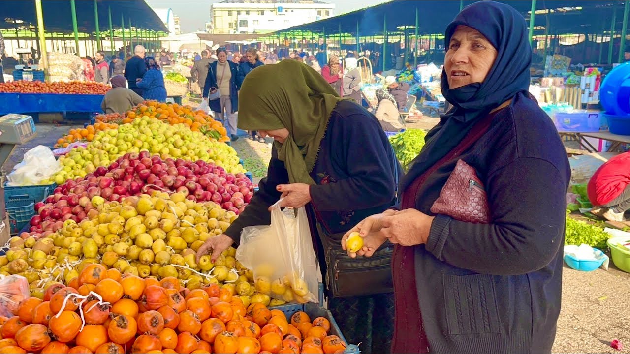 HALAM İLE ANNEM KÖY PAZARI ALIŞ VERİŞİ 💫 YENİ KÖY ŞALVARI YAPIMI ~ KIŞIN KÖY YAŞAMI