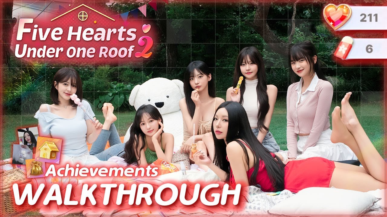 Five Hearts Under One Roof Season 2 [PC] - All Achievements / 100% All Chapters & 211 Hearts