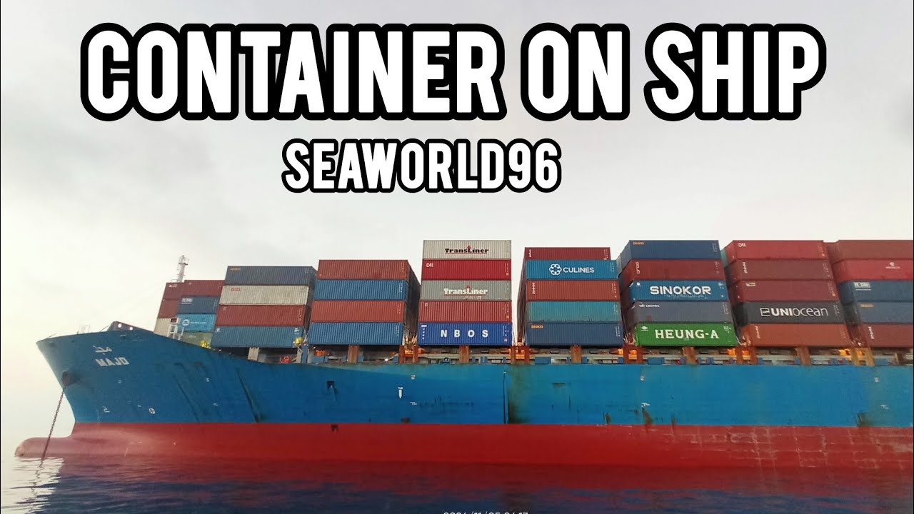 CONTAINER ON SHIP || MERCHANT NAVY CONTAINER SHIP || HOW TO WORK OFFSHORE VESSEL || SEAWORLD96